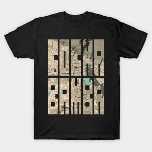 Cochabamba, Bolivia City Map Typography - Vintage T-Shirt